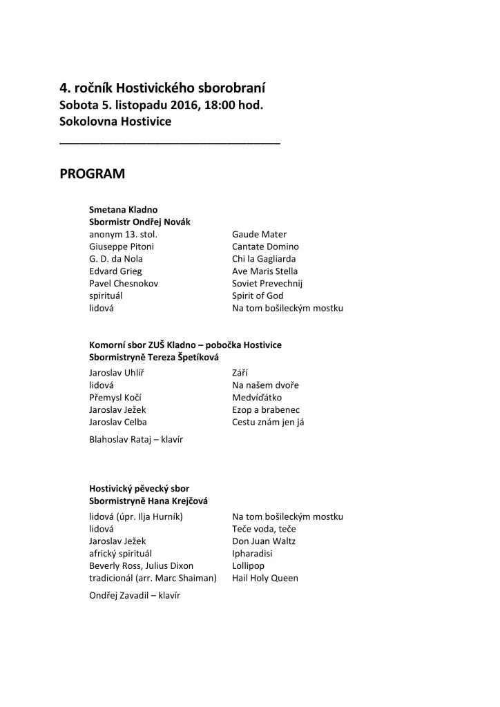 2016 Sborobrani program final 1